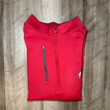 Arkansas Razorbacks Antigua Cloud Performance Quarter Zip Pullover - 3XL