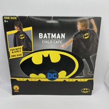 Rubie's DC Comics Batman Child Youth OSFM Black Cape w/ Classic Logo 24" Length