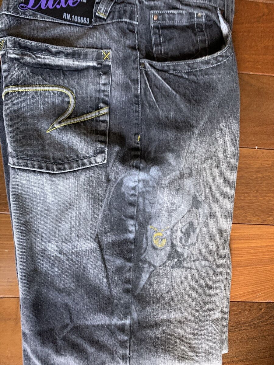 Vintage Lot 29 Luxe Taz Black Denim Jeans 34x30 Looney Tune Vintage Lot 29 Luxe Taz Black Denim Jeans 34x30 Looney Tune