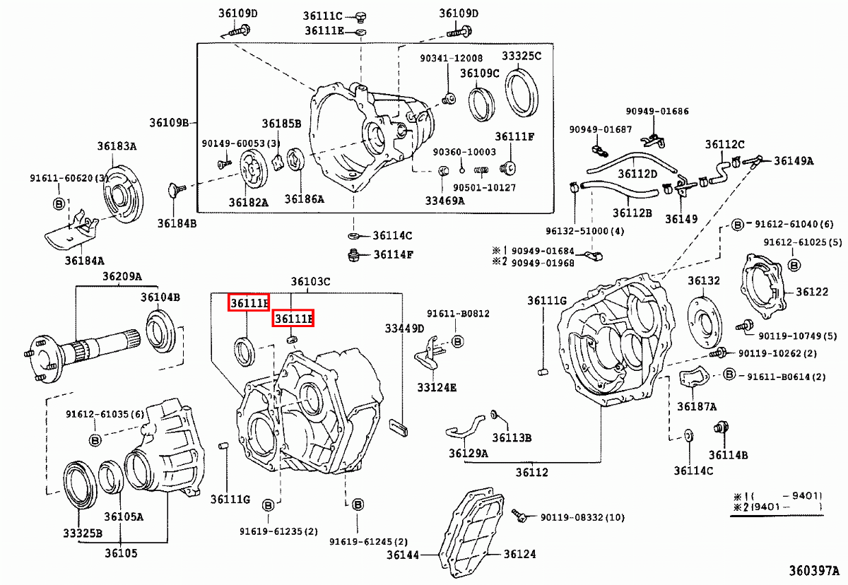 Genuine Toyota LandCruiser 80 75 70 Series FZJ HZJ HDJ FJ Transfer Case