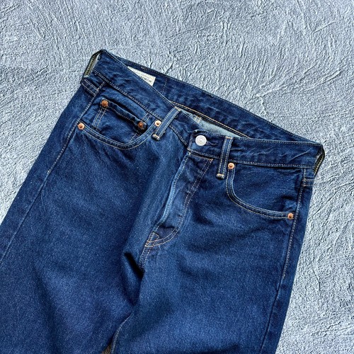 Men’s Jeans Levis Premium 501 Dark Blue Size: 28/30 - Picture 9 of 13