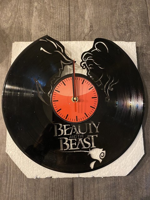 Beauty And The Beast Vinyl Clock | eBay
