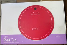 bObsweep bObi Pet 2.0 Vacuum Robotic Cordless Floor Cleaner and Mop, Scarlet