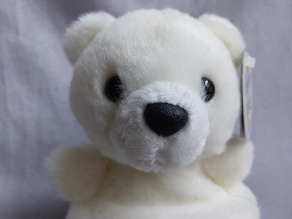 Muñeca pequeña de peluche Palm Pals "Puck Polar Bear" Foto 2 de 4