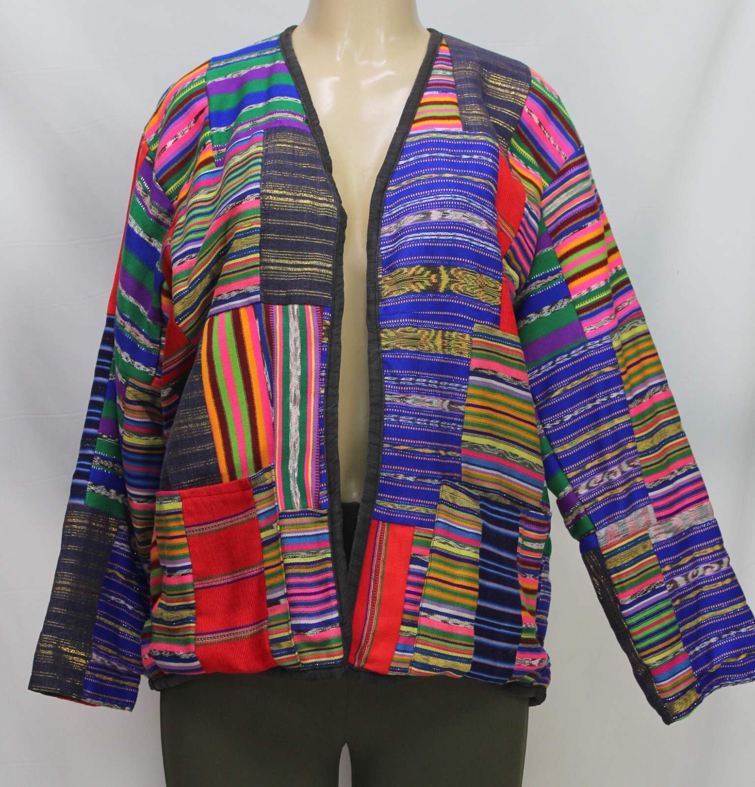 Vintage James Halbert Women's Patchwork Jacket Lo… - image 3