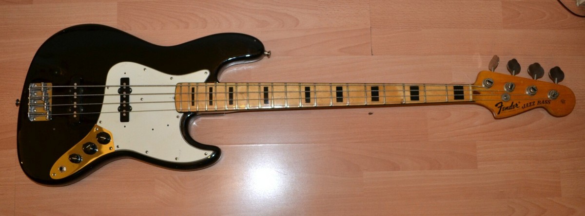 1973 Fender Jazz Bass, with Maple Black Block Neck !!! | eBay