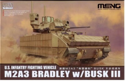 Meng Model 1/72 M2A3 Bradley w/ BUSK III #72-005 USA New Rel.