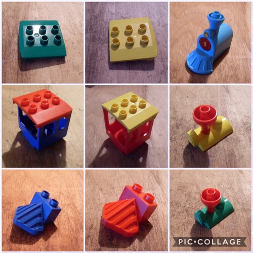 Lego Duplo Ersatzteile zum Mitschieben von Zügen