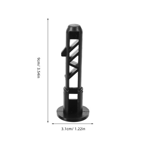 4 Stück Outdoor-Mülleimerverschlüsse, Mülleimerverschlüsse mit Rädern, Deckel, - Bild 4 von 12