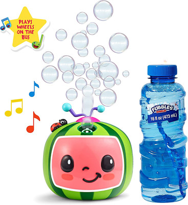 Cocomelon NO Spill Musical Bubble Machine | Bubble Toy for Baby, Toddlers and Ki
