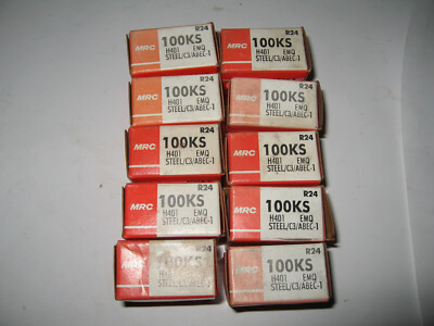 Lot of 10 New MRC (SKF) 100KS Bearing  10x26x8 mm 100-KS Japan