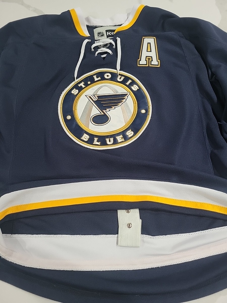 Reebok CCM St Louis Blues Alternative Arch #42 Backes Jersey Made In Canada