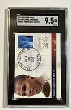 2001-02 Fleer Force RICHARD JEFFERSON SGC 9.5 Rookie Postmarks #d 150/999 Nets
