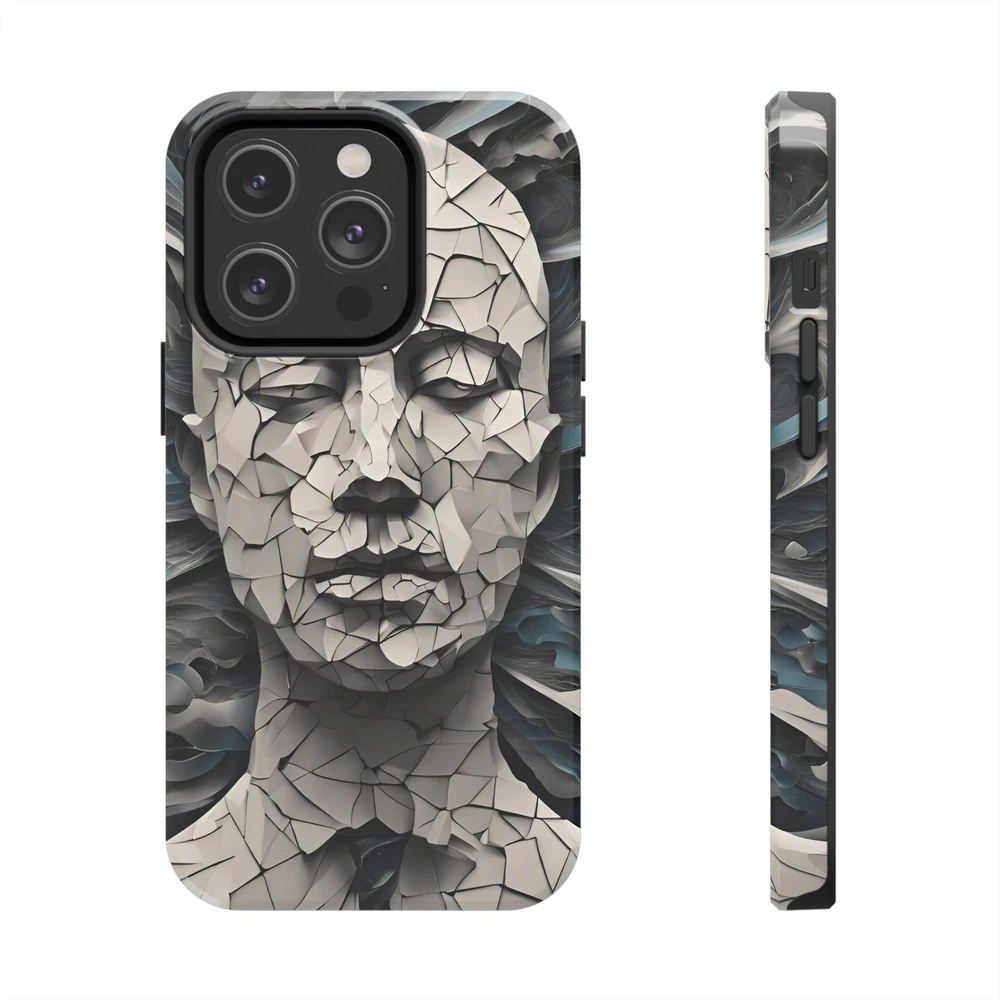 Abstract Art Surreal Man Phone Case Durable for iPhone Samsung