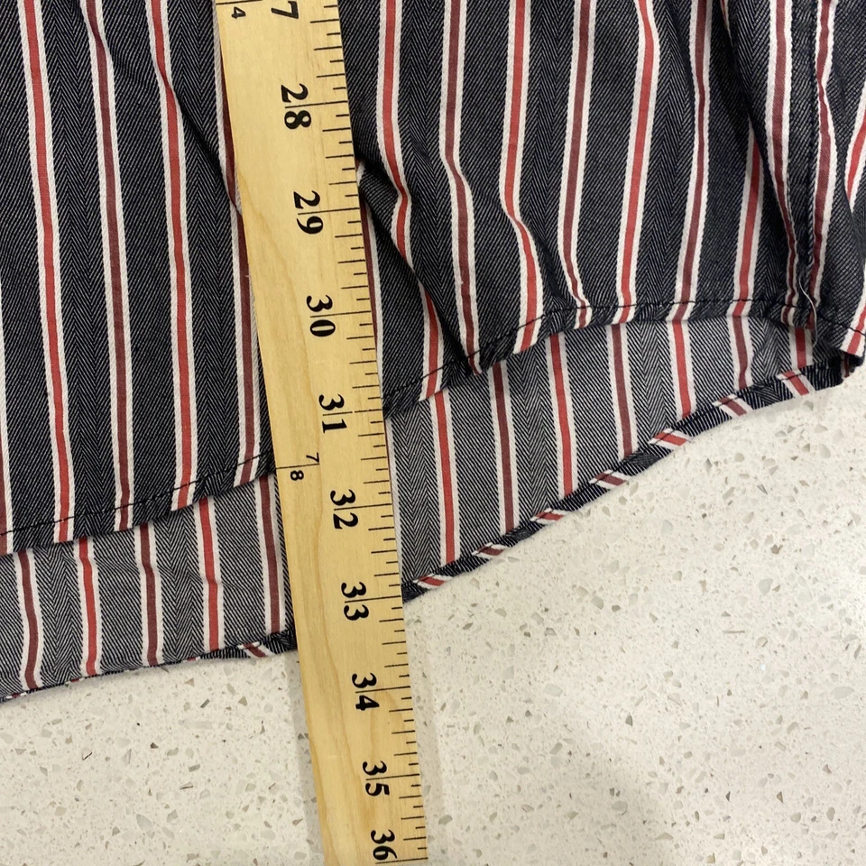 Sean John Mens Purple Black Stripped Long Sleeve Tailored Fit Shirt  Sz 3XL - Image 4 of 4