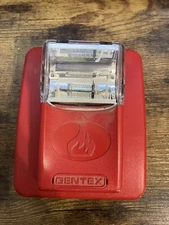 Gentex GES24-75WR Red Fire Alarm Horn Strobe Wall