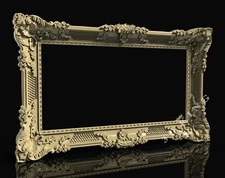 STL 3D Model SQUARE FRAME 20 for CNC Aspire 3D Printer Carving Engraver Router