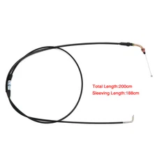 Throttle Cable with Elbow Accelerator Cable for GY6-125/150 PKE/PK/TM Carburetor