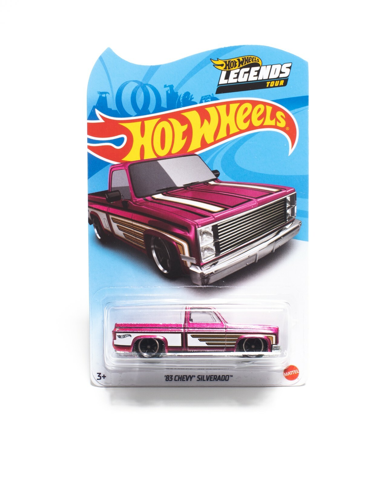 BRAND NEW 2021 Hot Wheels Legends Tour Silverado. Bundle 7 Hat+Keychain+Bandana