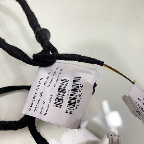 Mercedes Benz C Class W205 LEFT DRIVER DOOR Switches WIRING HARNESS A2055407742 - Picture 7 of 10