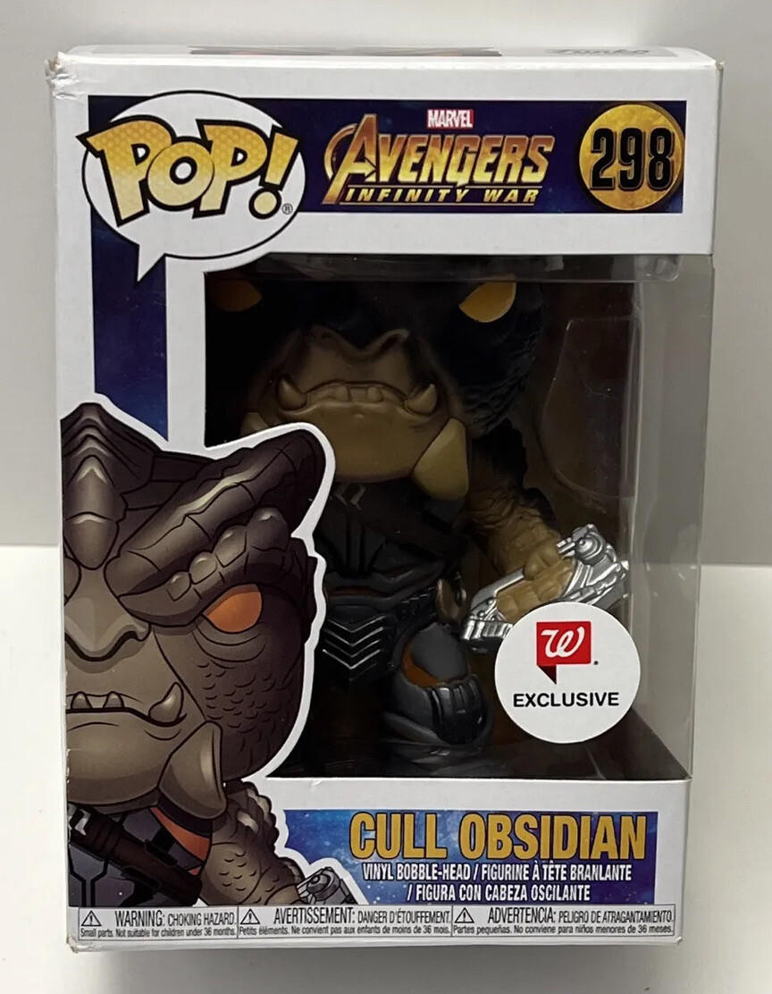 Funko Pop! Marvel Avengers Infinity War Cull Obsidian #298 Walgreens Exclusive