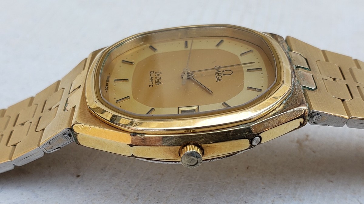 VINTAGE OMEGA SEAMASTER 1337 GOLD TONE 33MM MENS WATCH | eBay