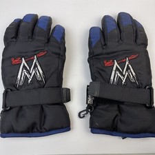 WWE Winter Gloves Boys Black Slip On Cold Weather Thinsulate 40 Gram Made 2009