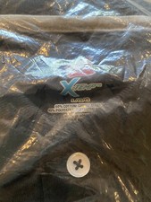 NEW Hanes Mens X-Temp Black Polo Size Large