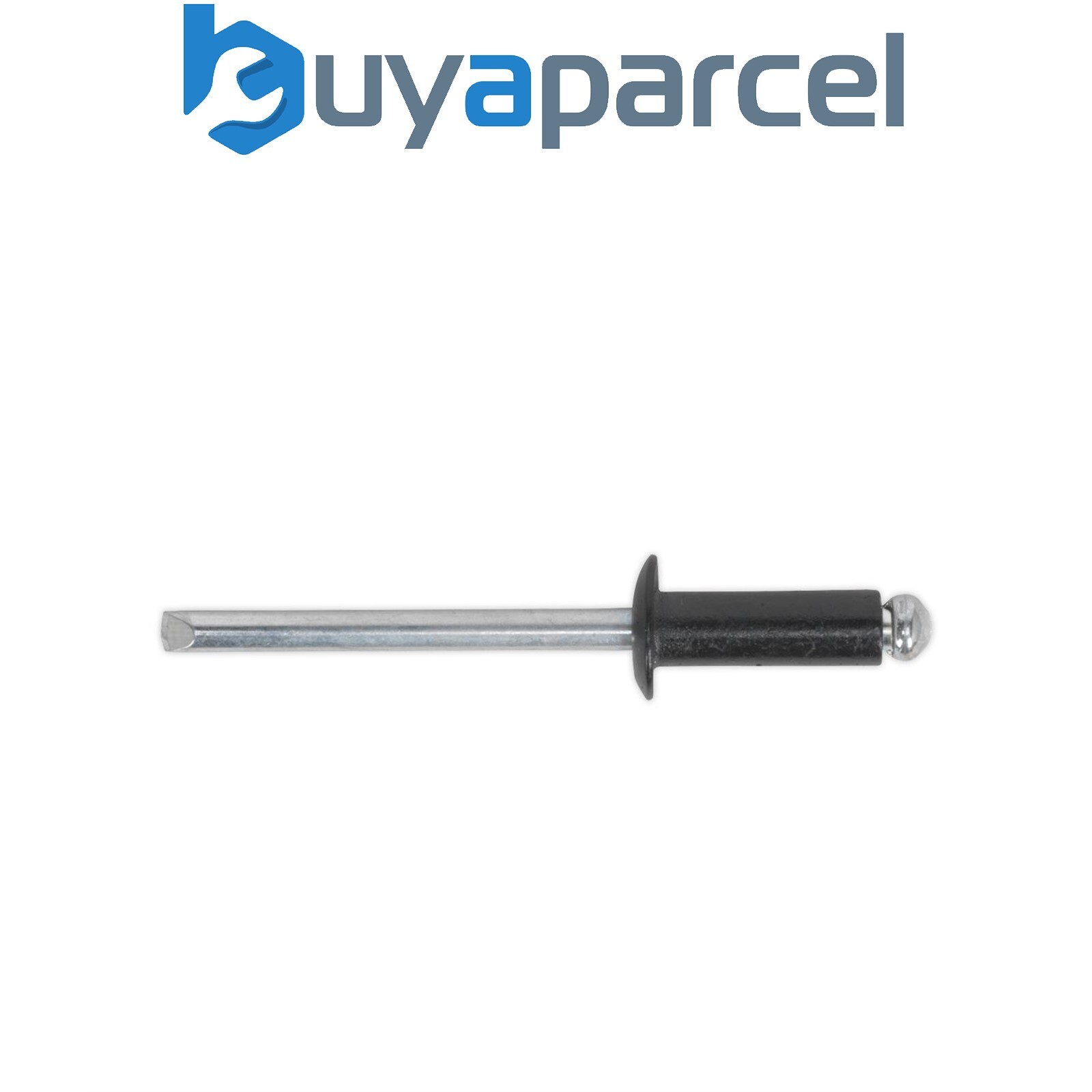 Sealey RAB4010S Aluminium Standard Flange Rivet 4 x 10mm, Black - Pack of 200