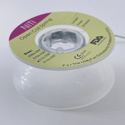 Rouleau Ressort Niti Orthodontie Dentaire - Diamètre 0,012 * 0,030 Pouce - 914 Mm - Neuf