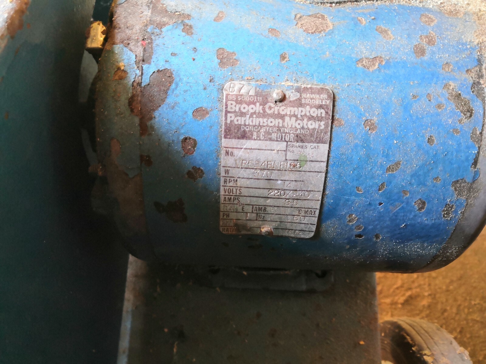 broom wade portable compressor brook compton motor eBay