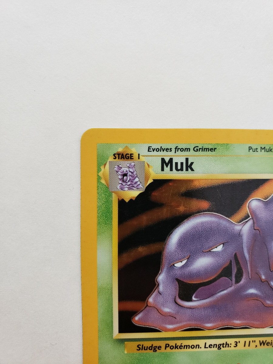 first edition muk pokemon card Amazon.com: Pokémon 1st/2nd Generation from 1999! Pack of 50 Cards  Guaranteed Holographics and first editions!! No more then 6 energy cards in  each lot unless requesting more! Product ID: 792759981470 : Toys & Games main image 0