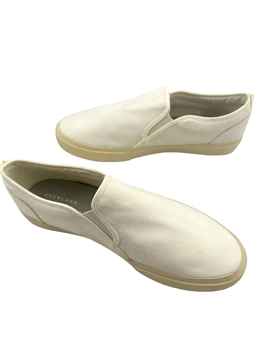 Everlane Unisex White The Forever Slip On Skater Sneaker Size W 13 M 11.5 Everlane Forever Sneaker Review - Mademoiselle main image 3
