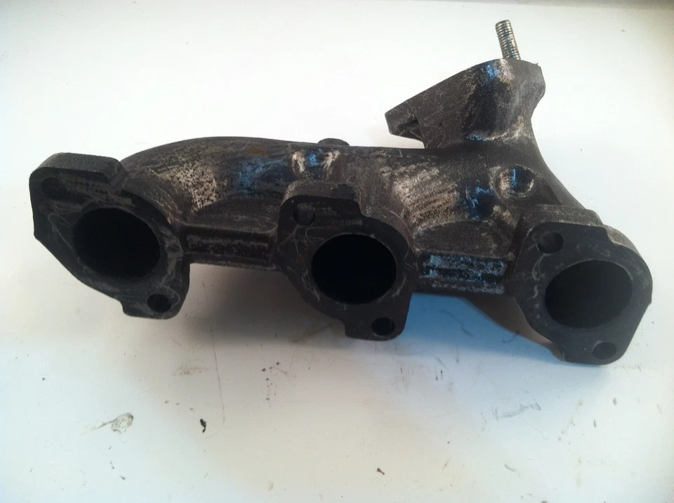 BMW 325e 325es e30 1984-1987 ~ cabezal colector de escape trasero ~ pieza OEM Foto 2 de 4