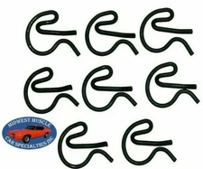 GM Muncie Hurst Manual Four 4 Speed Transmission Shifter Rod Spring Clips 8pc NN