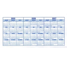 Checkbook Registers, 25-26-27 Calendar for Personal or Business Bank Checking