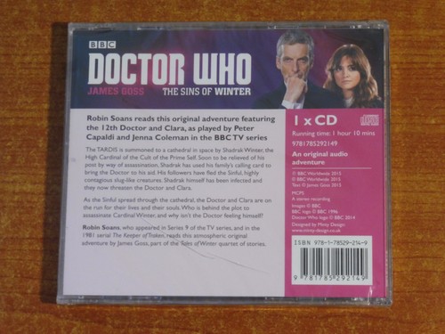 BBC Doctor Who Audio CD: THE SINS OF WINTER Original 12th Dr. Adventure Capaldi - Picture 2 of 5