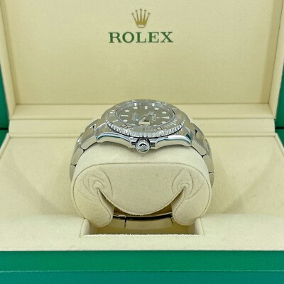 Rolex Yacht-Master 37mm, Slate/Rhodium Dial, Ref# 268622 Unworn