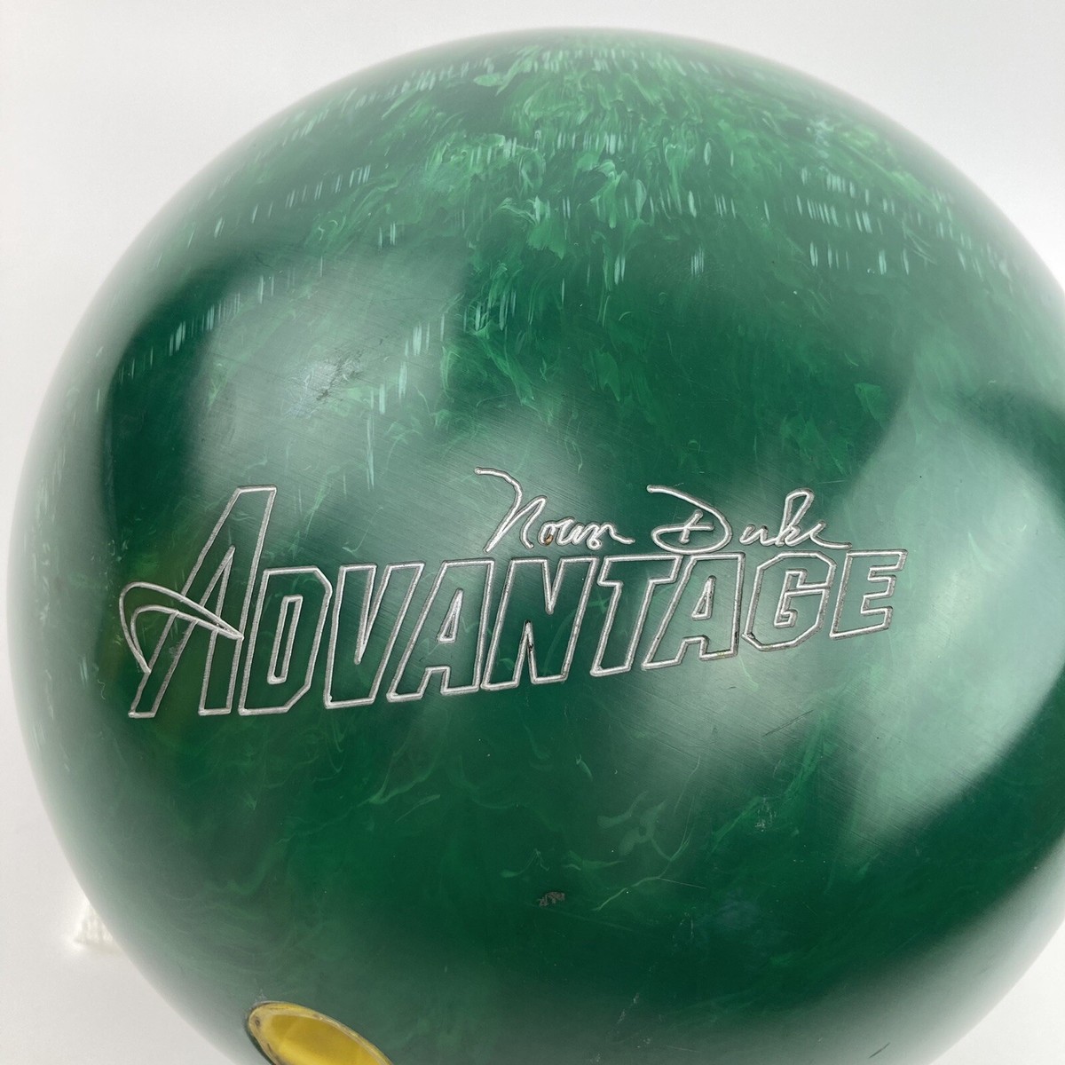 RARE Vintage Norm Duke Advantage Power Ball USA Bowling Ball Green