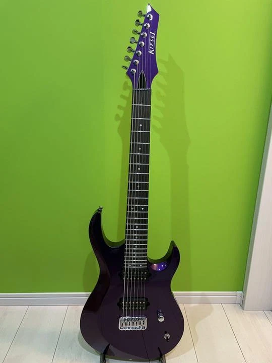 KIESEL ARIES 7 string Electric Guitar w Original SC
