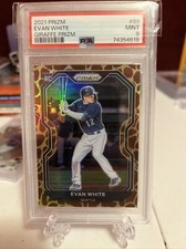 Evan White Psa 9 Prizm Giraffe RC 