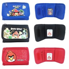 1PC Angry Birds Kids Tri-Fold Wallet Coin Holder Bag