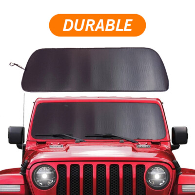 Windshield Sun Shade, UV Blocking Heat Reflector, Foldable Sun Visor
