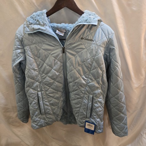 NWT Columbia Women's Copper Crest Hooded Jacket Blue Size L