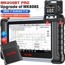 🔥Autel MaxiCOM MK808 BT PRO Car OBD2 Scanner Active Test Up from MK808S MK900