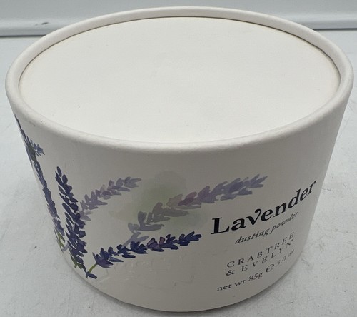 Crabtree & Evelyn Lavender Dusting Powder & Puff, 3oz / 85g, BRAND NEW, SEALED! - Picture 2 of 7