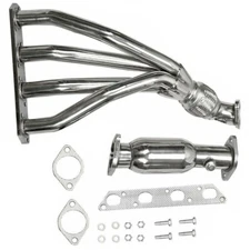 For 02-06 Mini Cooper R50 R53 Hatch 1.6 2PCS Stainless Steel Exhaust Header Kit