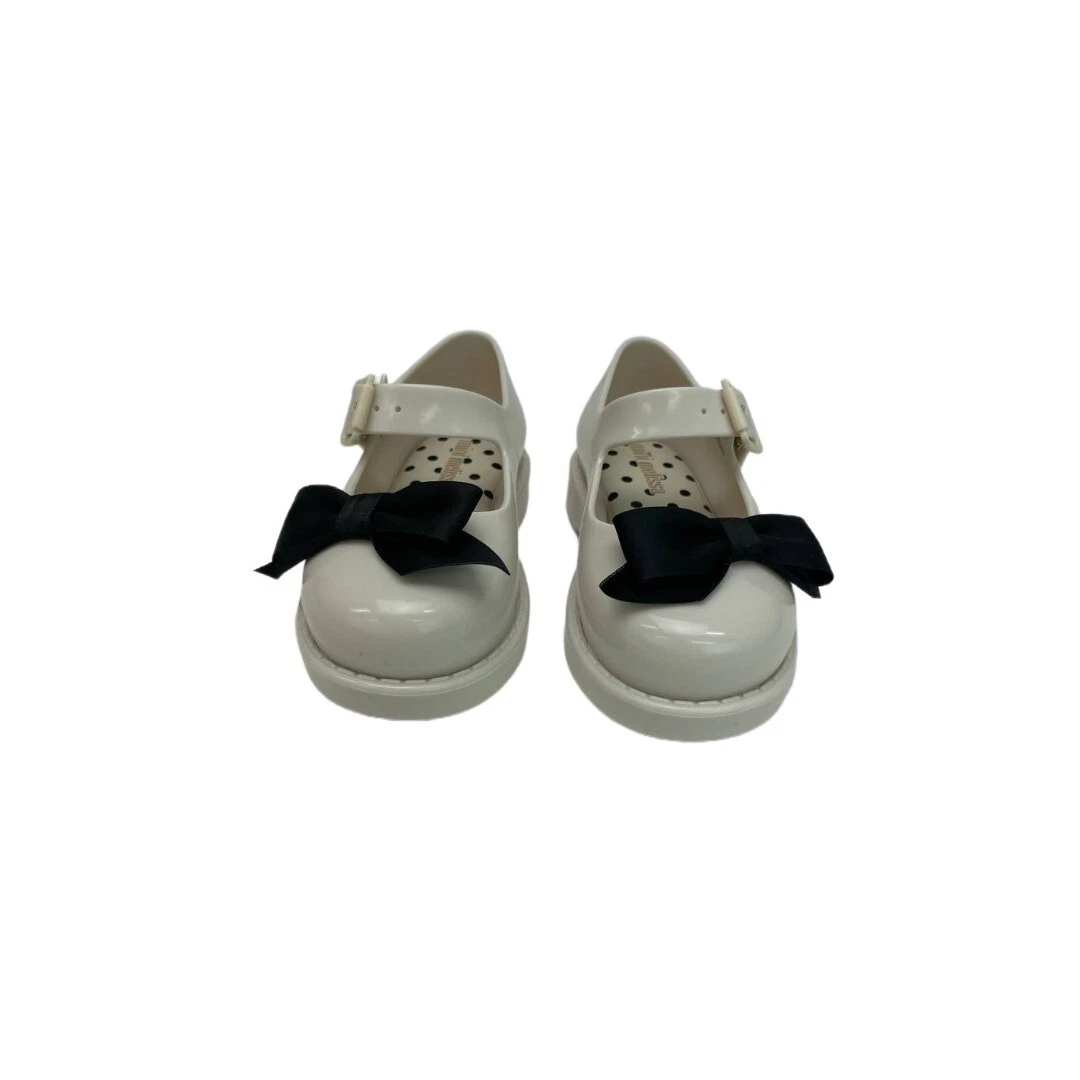 Mini melissa white 2025 sandals