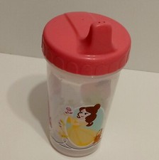 Disney Princess Tiana Belle Cinderel Sippy SpillProff Cup 10oz Toddler Baby King