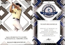 MASON BRASSFIELD Rookie 2023 Leaf Perfect Game National Showcase RC #64